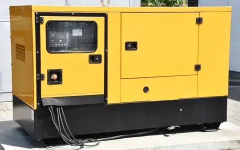 Generator placement and foundation work