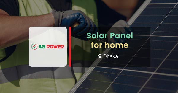 Solar panels for home in Bangladesh