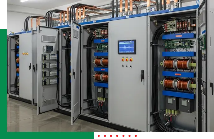 Industrial facilities harmonic filters