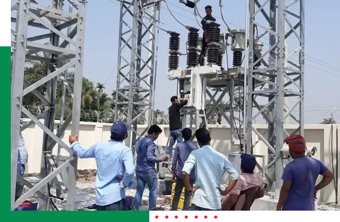 Substation installation process